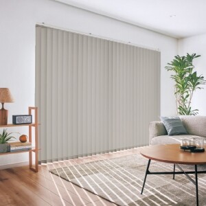 バーチカルブラインド-カジュアルウォッシャブル- グレージュ JC-6034