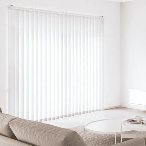 バーチカルブラインド-ファブリックウォッシャブル- マテリアルグレー JC-6095