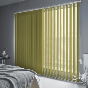 バーチカルブラインド-ファブリックウォッシャブル遮光- ピスタチオ JC-6156