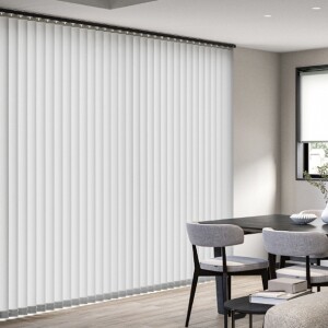 バーチカルブラインド-Nプレーンウォッシャブル- マテリアルグレー JC-6008