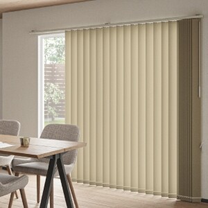 バーチカルブラインド-Nプレーンウォッシャブル- サンドベージュ JC-6010