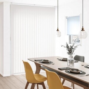 バーチカルブラインド-Nプレーンウォッシャブル- ピンクホワイト JC-6017