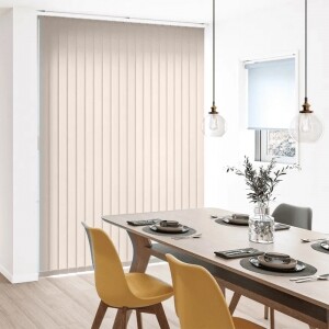 バーチカルブラインド-Nプレーンウォッシャブル- ピンクベージュ JC-6021