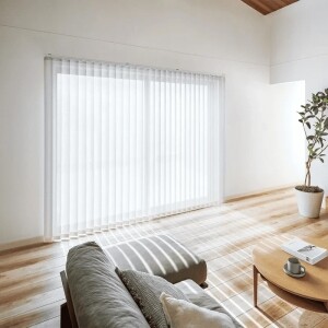 バーチカルブラインド-省エネシアーノンウォッシャブル- ホワイト JC-6246