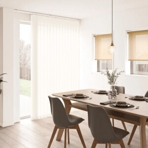 バーチカルブラインド-省エネウォッシャブル- ホワイト JC-6259