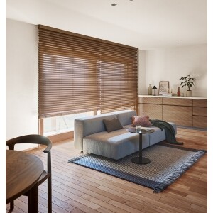 ウッドブラインド　ベーシック　ウォールナット　JC-2213
