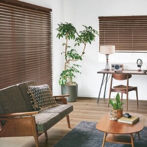 ウッドブラインド　カジュアル　Cウォールナット　JC-2509