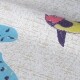 海の仲間たち カーテン J-19228T ミックス 生地