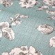 フレンチテラス カーテン J-98077 ダッグエッグブルー 生地
