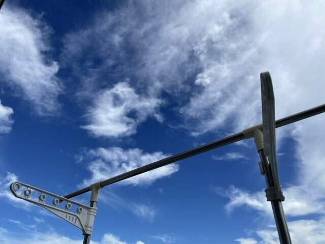 物干し竿の画像