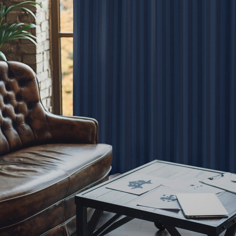 タテストライプ カーテン J r ネイビー タテストライプ カーテン J r ネイビー