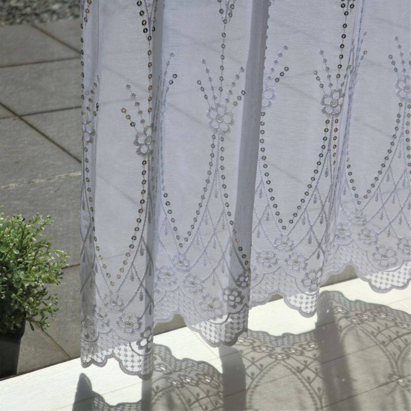 アネモネ レースカーテン J ホワイト 公式 ジャストカーテン オンラインショップ