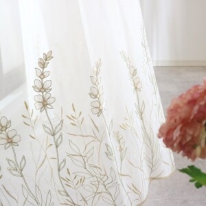 パルファン レースカーテン JD-92865 ピンク0