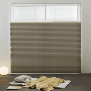 プリーツスクリーン-遮光ファブリック- アッシュグレー JC-55050