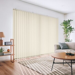 バーチカルブラインド-カジュアルウォッシャブル- アイボリー JC-60270